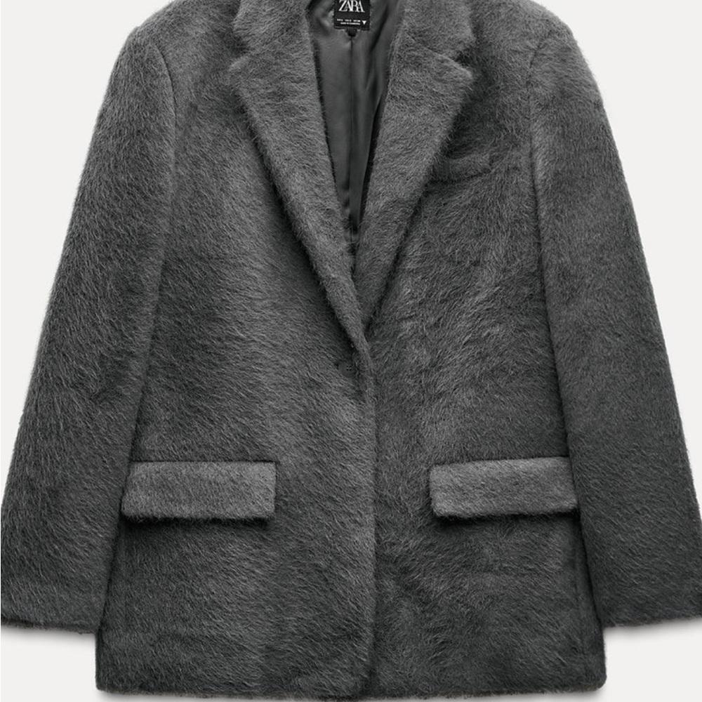 Faux Fur Soft Oversized Blazer